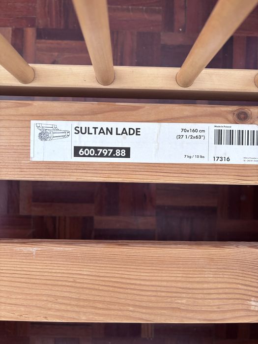 Cama de Criança Ikea Sultan Lade 70x160
