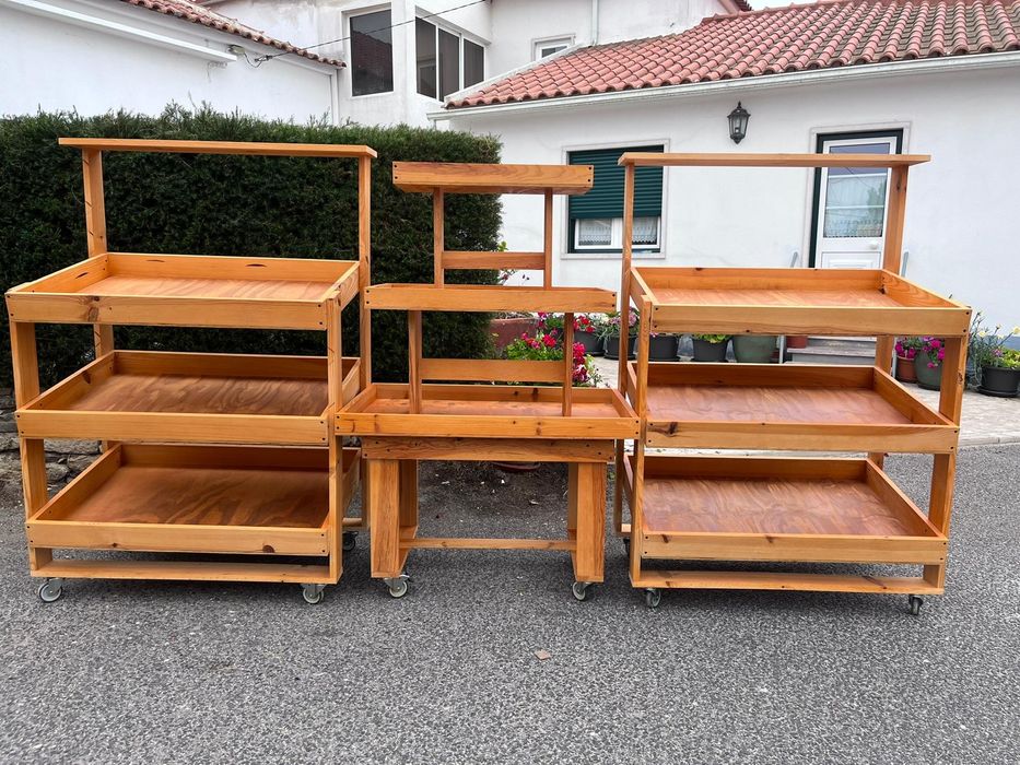 Expositores para frutas e mercados