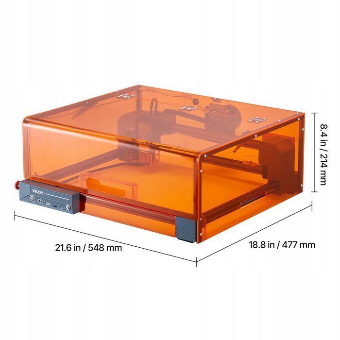 Vevor grawerka laserowa 10w premium cięcie grawer drewno skóra
