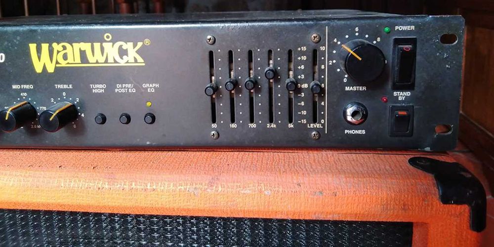 Coluna Orange OBC115 x Warwick Wamp 280