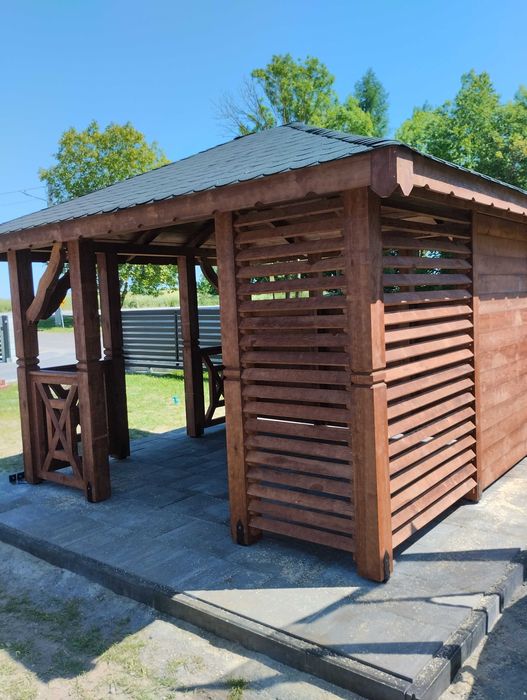Altany ogrodowe, 3,5x 3,5m