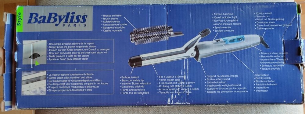 Ferro de ondulação a vapor