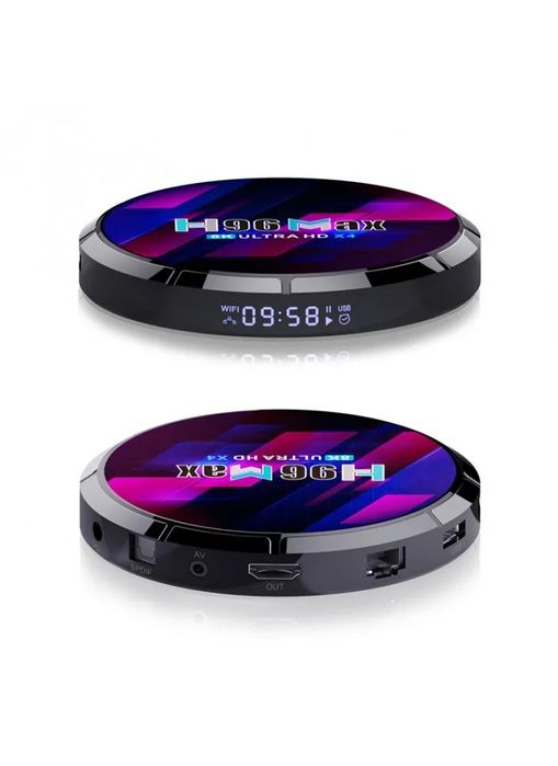 Налаштована Smart H96 Max 4/32 RK3528 Смарт-ТВ-приставка Smart TV Box