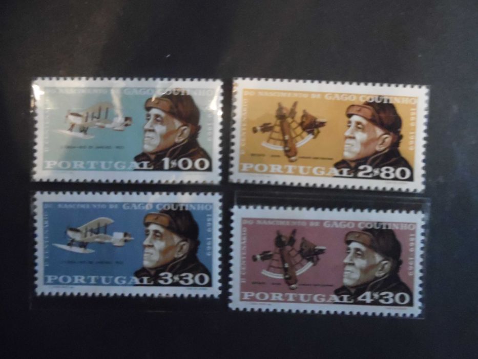 Portugal Stamps 1969 - Gago Coutinho Complete Set in MINT Condition