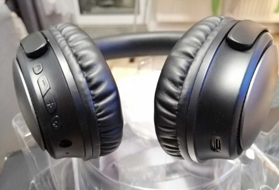 SŁUCHAWKI BEZPRZEWODOWE bluetooth nauszne słuchawki