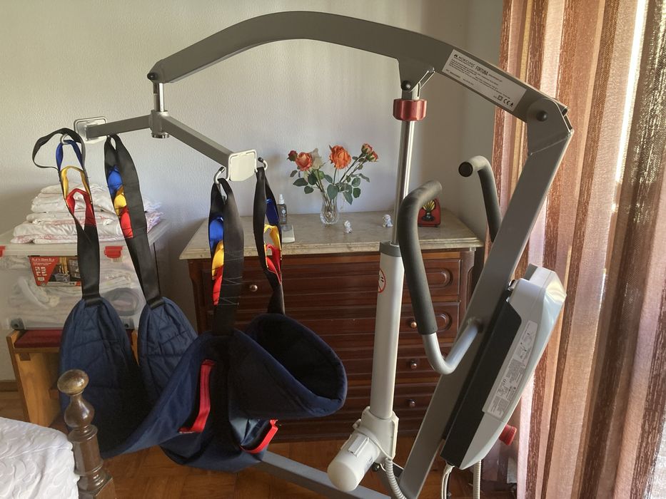 Guindaste electrico para mobilidade médica