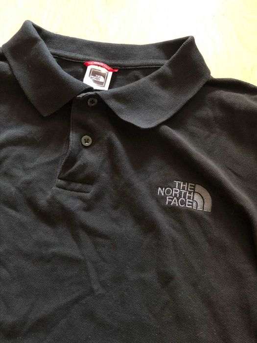 Поло The North Face чорне M-L оригінал чоловіче футболка поло