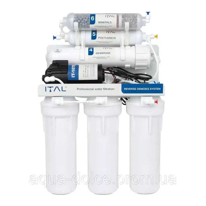 Фільтр зворотного осмосу ITAL RO6-75P