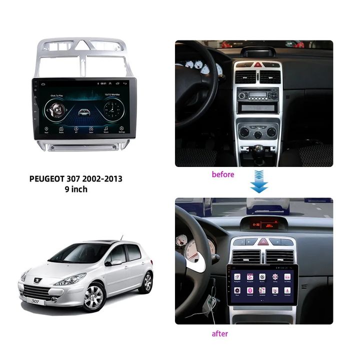 ‼️Магнітола Peugeot 307, 307CC, 307SW,‼️ 2002-2013 Android