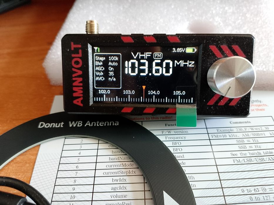 Радіоприймач радиоприемник ATS mini SI4732 V3 S