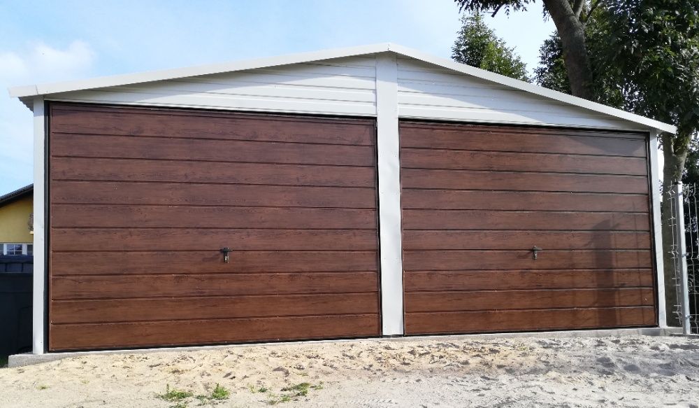 Garaż blaszany 6x5,80 lub inny wymiar Kolor paleta RAL