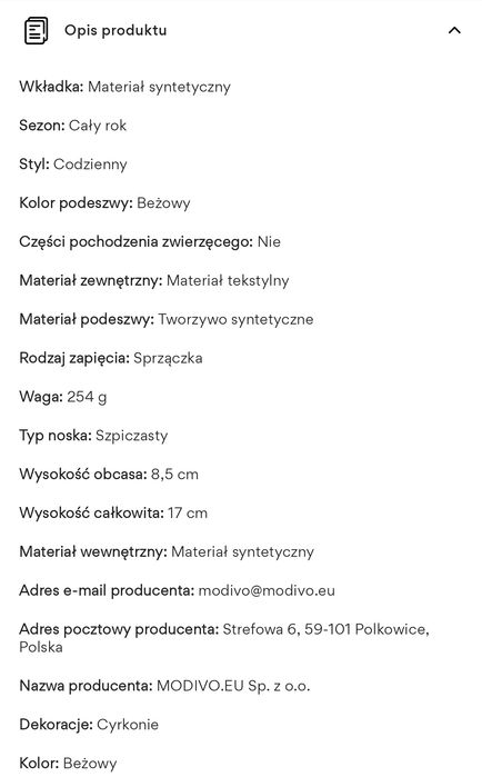 czółenka na słupku DeeZee 39