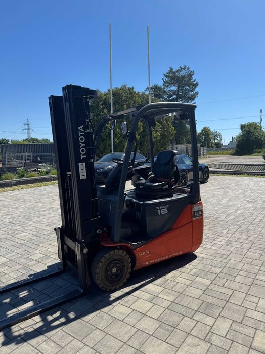 Wózek widłowy elektryczny Toyota 8FBEK16T 2020r. Triplex
