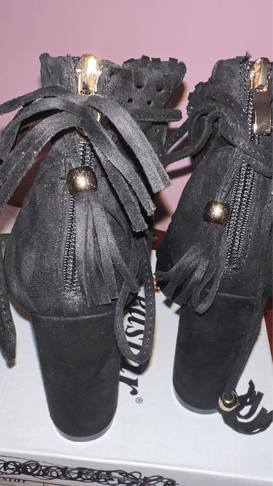 botki czarne rozmiar 37