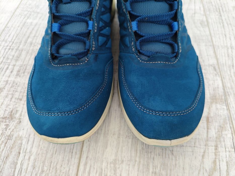 Ecco skórzane niebieskie damskie buty 39