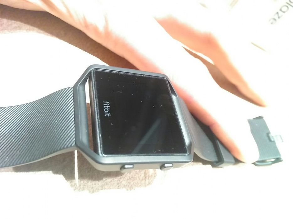 Zegarek sportowy Fitbit Blaze seria Gunmetal r. S tętno krokomierz sen