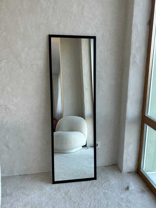 Современное зеркало. Зеркало чёрное, белое в полный рост. Дзеркало