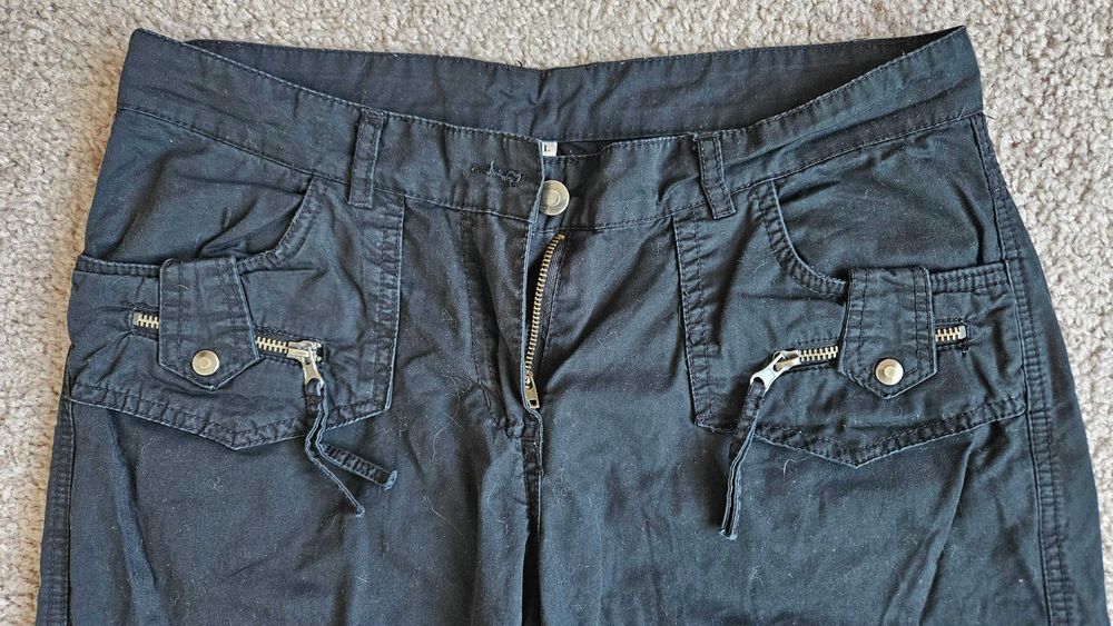 Szorty damskie rybaczki 3/4 bez marki, rozm. XL, bawełna