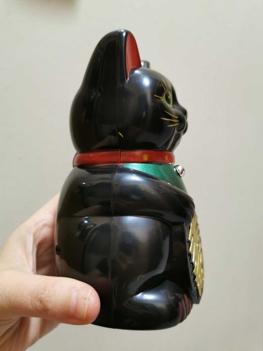 Chiński kot szczęścia Czarny