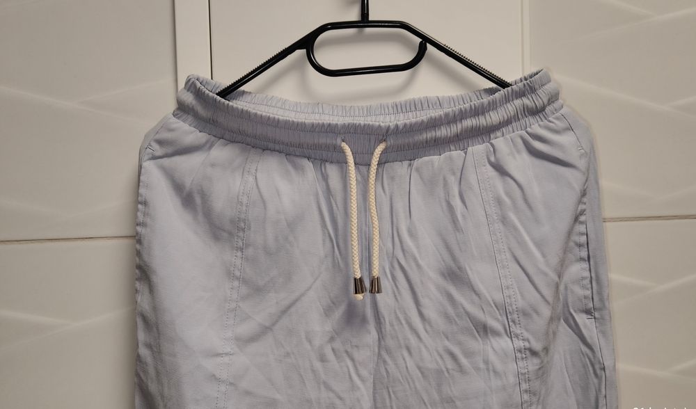 Spodnie Zara r. S joggery ściągacze popiel