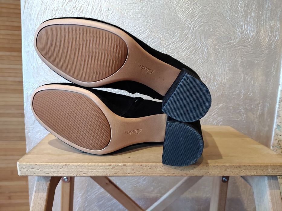Мокасины,ботильоны Clarks размер(7)39-40