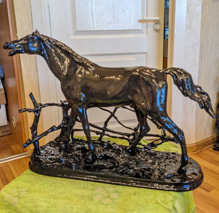 Прощание казачки статуэтка чугунная редкость Касли Куса