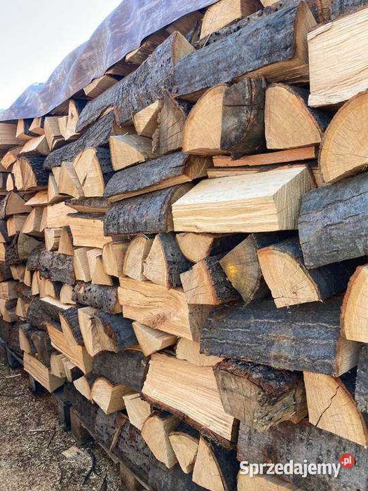 Wysuszone drewno na opał