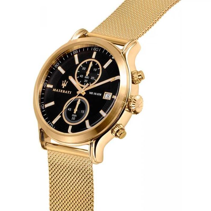 Relógio Maserati Dourado & Preto