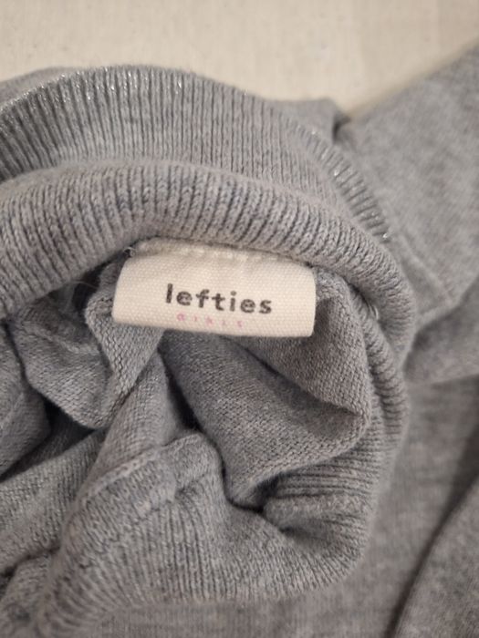Camisola Malha Cinzenta gola alta Lefties 13/14 anos