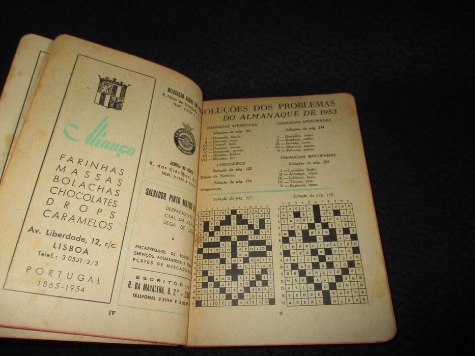 Livro Almanaque Diário de Notícias 2º Ano 1954