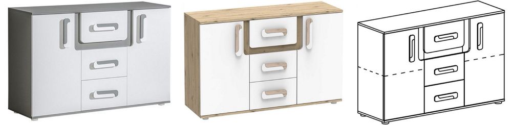 zestaw mebli jasny dąb