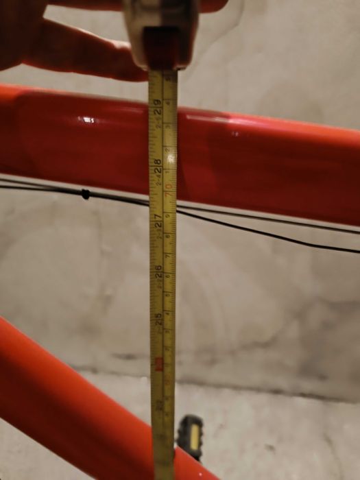 Bicicleta vermelha estilo Pasteleira quadro M