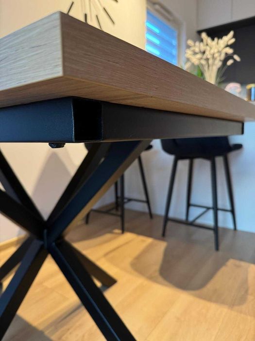 Stół Loft Industrialny blat Egger premium