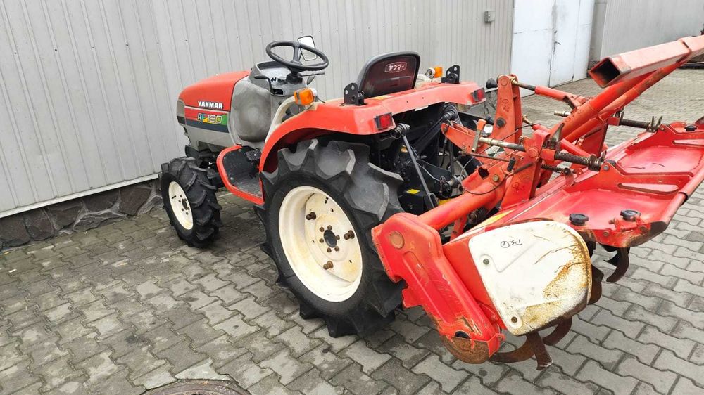 Japoński traktorek Yanmar AF 120 z glebogryzarką 4x4 20 KM Rewers