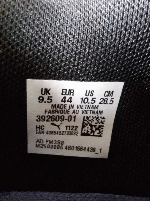 Кросівки чоловічі Puma RS-X 44р. 28 см.