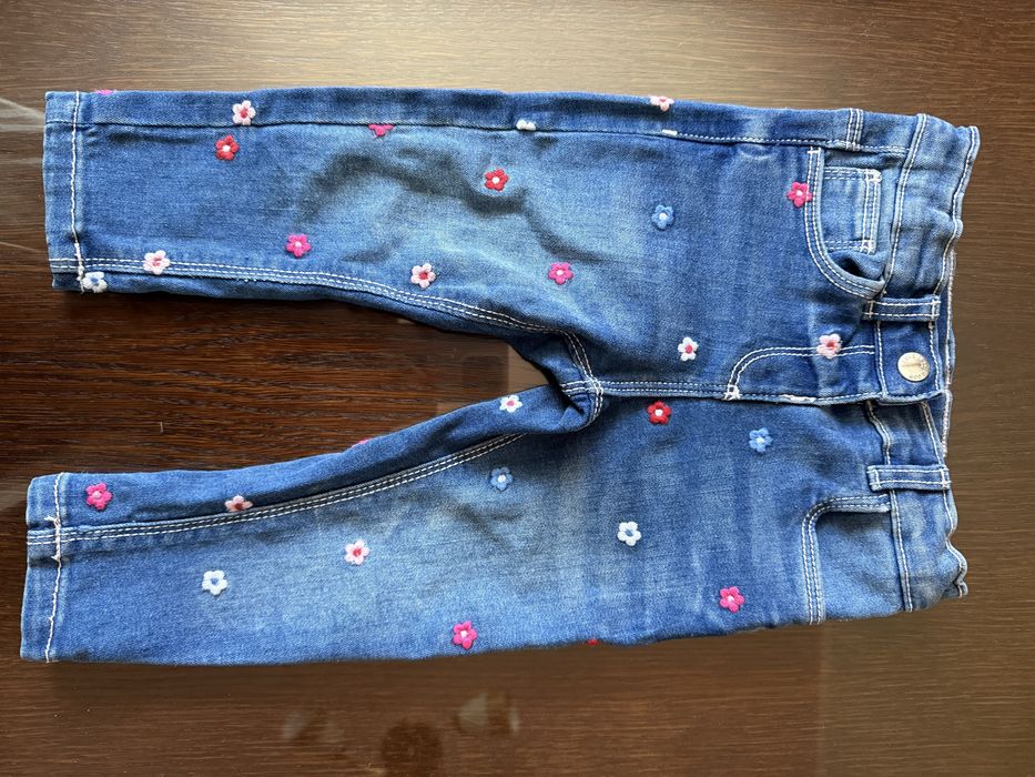 Дитячі джинси для дівчинки Zara, розмір 74 та 80