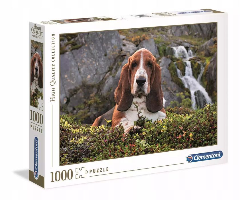 Puzzle 1000 elementów. High Quality Collection. Beagle. Clementoni