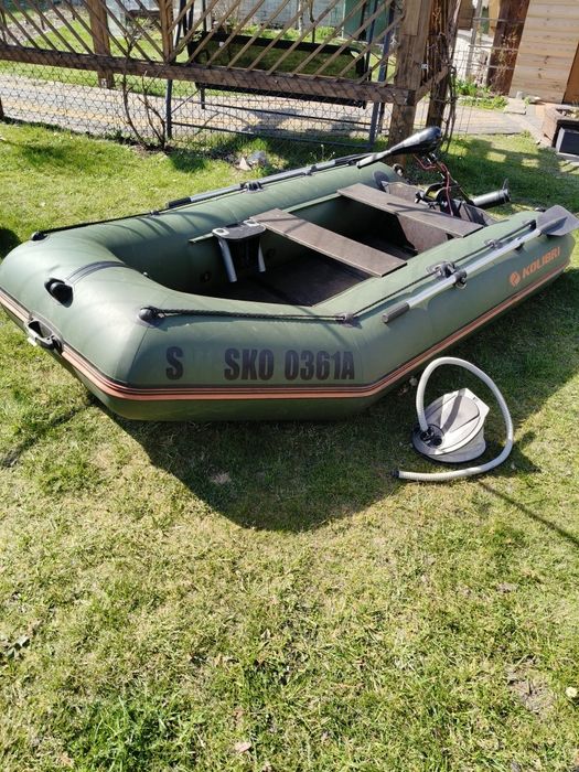 Ponton wędkarski Kolibri 330 silnik + Echosonda