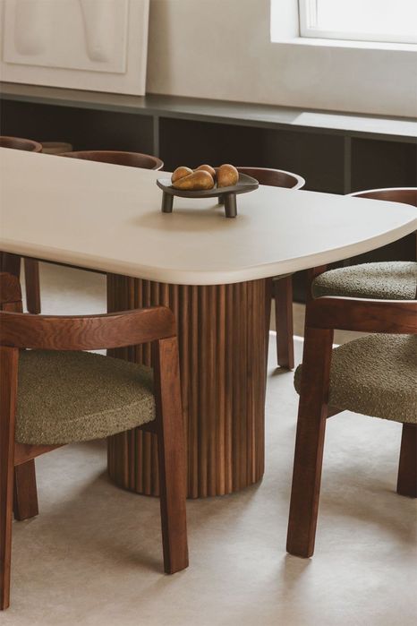 Tampo de mesa em cimento polido 270cm