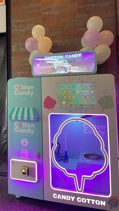 Maquina de algodão doce automatica