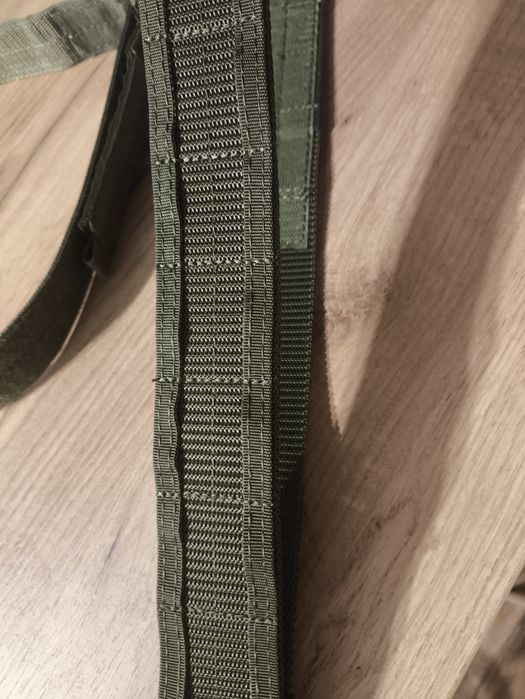 Pas taktyczny molle podwójny zielony NOWY