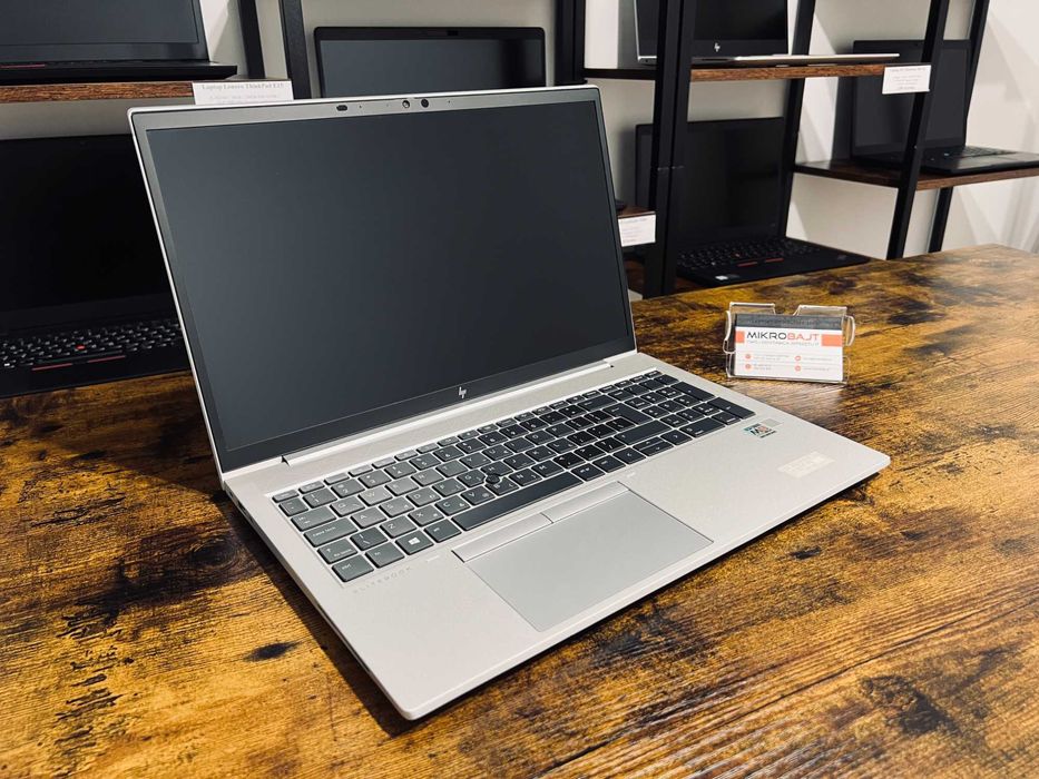 JAK NOWY | Laptop HP EliteBook 855 G7 Ryzen 5 Pro 4650U 16GB 256GB NVMe SSD 15,6" FHD IPS p.klaw LAN Windows 11 Professional + PTM