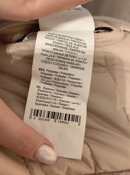 Puchowa kurtka dwustronna Trussardi