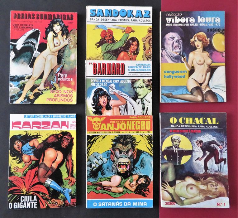 Adult Comics (from €5 each)