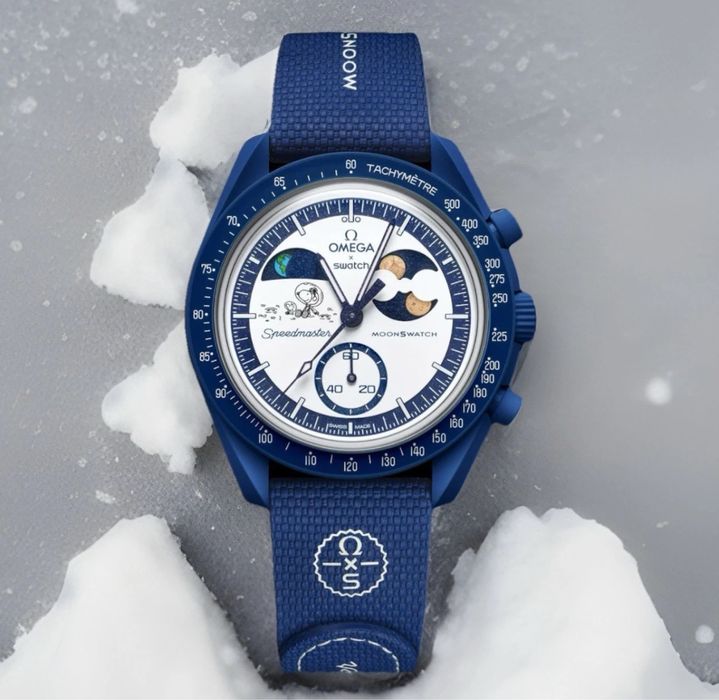 Часы Omega Swatch Bioceramic MoonSwatch Mission to Earthphase
