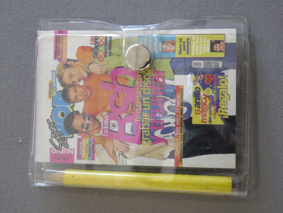 Mini Bloco Escrita Super Pop Backstreet Boys A7