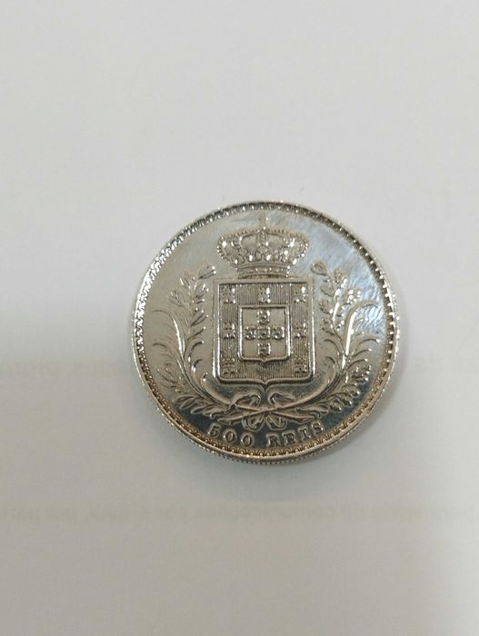 Moeda prata 500 reis ano 1888