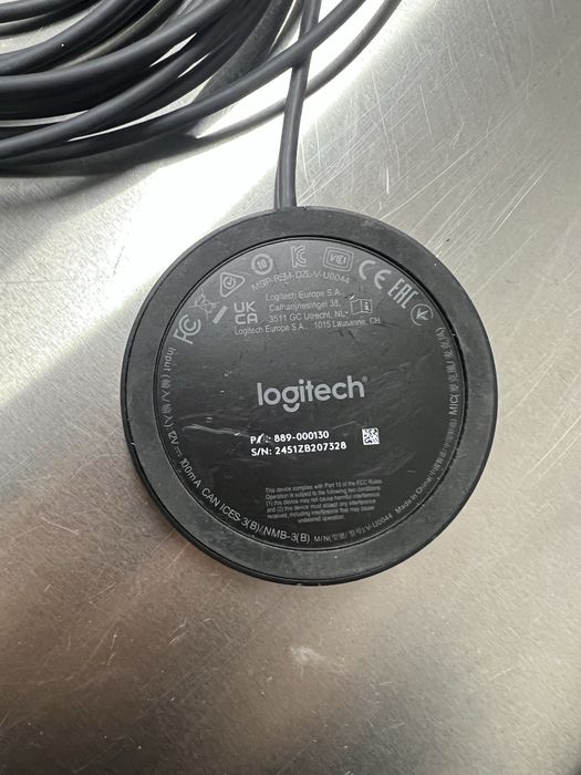 Logitech MeetUp + mikrofon rozszerzający Zestaw do profesjonalnych wideokonferencji