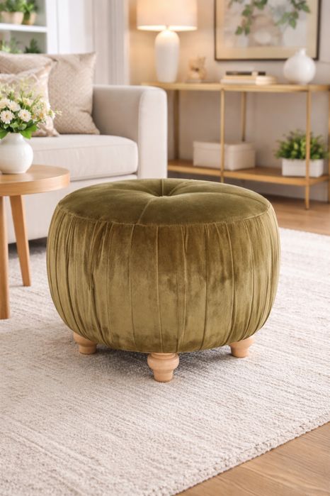 Puff Veludo Verde
