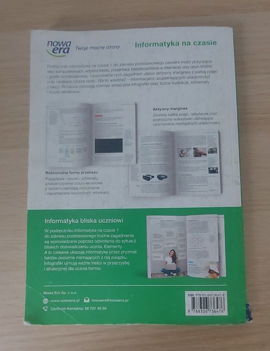 Informatyka na czasie 1 nowa era zakres podstawowy